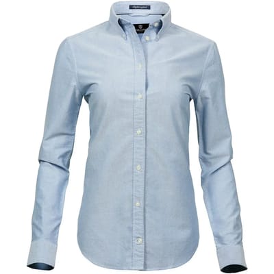Tee Jays - WomenÂ´s Perfect Oxford Shirt - Light Blue maat XS