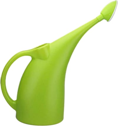 Kunststof Gieter - Waterkruik Plantenbak - Planten Water Geven - Lange Tuit - 3 Liter - Groen Oranje