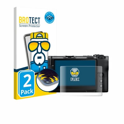 BROTECT - Screenprotector voor Nikon ZR - Folie Beschermfolie transparant volledig dekking - 2 Stuks