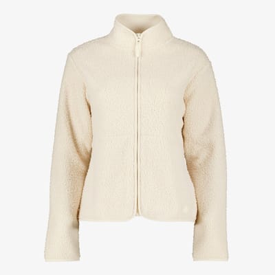 Mountain Peak dames outdoor fleece vest ecru - Beige - Maat S