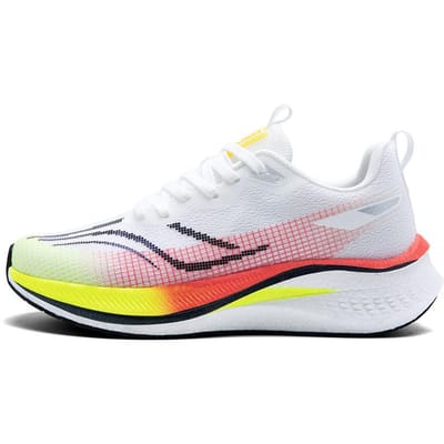 Burst Respirant Confortable Résistant à l'usure Chaussures de Sport Décontractées pour Couple Chaussures pour Homme Chaussures en Maille Respirante Lapin Rouge 44 white