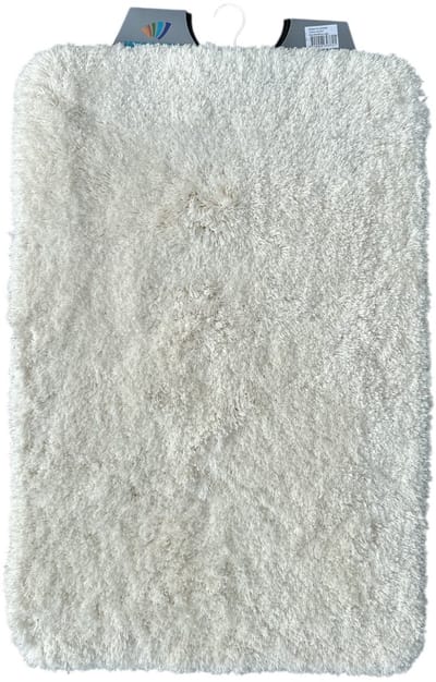 Wicotex - Badmat Bergen uni Beige - Badmat - Antislip onderkant - Afmeting 60x90cm - Fluffy zacht