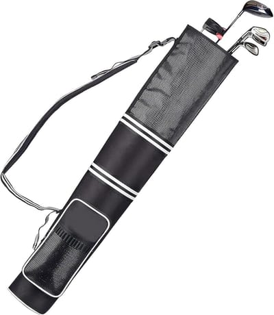 Lichtgewicht Opvouwbare Golftas met Schouderriem - Waterdicht & Compact voor Oefenen en Reizen