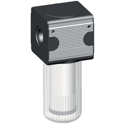 Filter 0.3micron G1/2'' 1500l/min Zonder Aftap Vacuüm Beschermende Kooi Kunststof Multifix 2