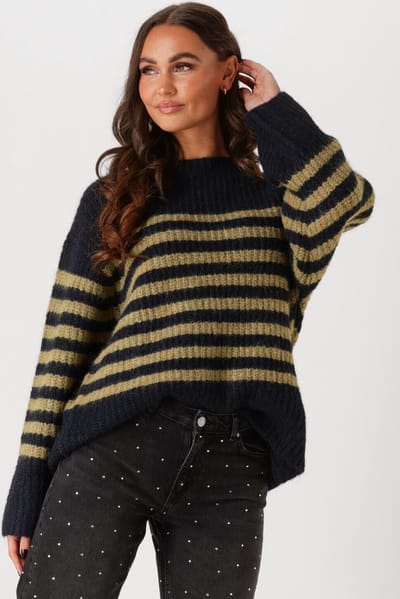 EDITED Harriet Jumper Truien & vesten - Sweater - Hoodie - Vest- Blauw - Maat 34