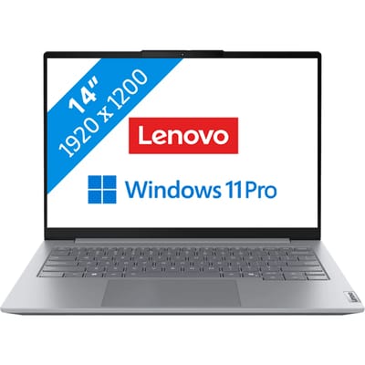 Lenovo ThinkBook 14 G9 IRL Intel Core 7 240H Laptop 35,6 cm (14") WUXGA 32 GB DDR5-SDRAM 1 TB SSD Wi-Fi 7 (802.11be) Windows 11 Pro Engels Grijs