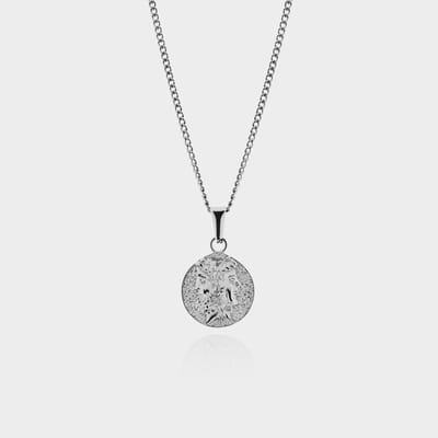 Hera and Zeus Hanger Ketting - Zilveren Hera and Zeus Pendant Ketting - 50 cm lang - Ketting Heren met Hanger - Griekse Mythen - Olympus Jewelry