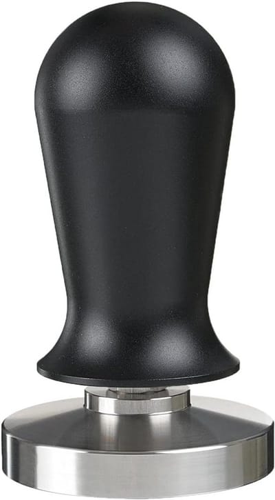 Koffie Tamper - Espresso Stamp - Espresso Bereiding - Gekalibreerde Druk - 58.5 mm - Zilverkleurig