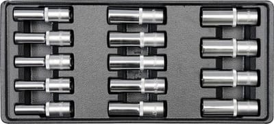 Yato YT-5539 - Lang Nasets - 1/2" - 14 Stuks - CrV-Staal