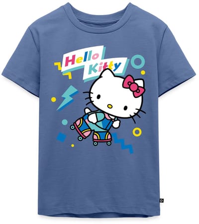 Hello Kitty Jaren 90 Stijlen Met Rolschaatsen Premium T Shirt Kinderen