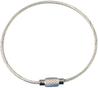 CombiCraft Staaldraad ring met schroefsluiting - per 5 stuks