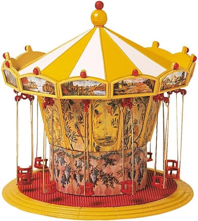 Kettingcarrousel Attractie met Motor voor Miniatuurlandschappen