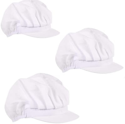 Dailygoods- Koksmuts Ademend - Zwart/Wit - Verstelbare Maat - Polyester Katoen - Herbruikbaar - Veiligheidsontwerp - Keukenmuts