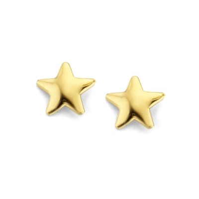 New Bling 9NBG-0162 Gouden Oorknop - Ster - 14 krt - 4 mm - Goudkleurig