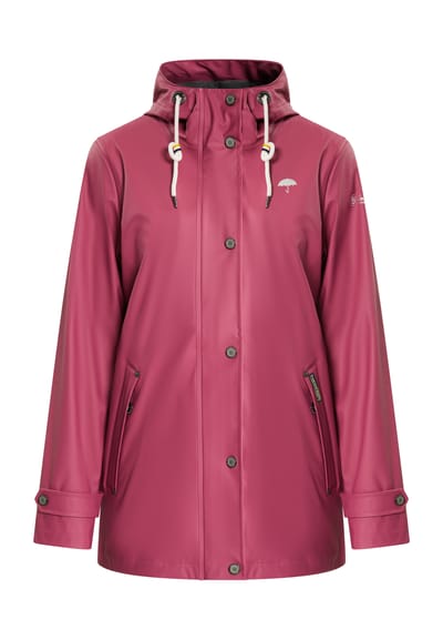 Schmuddelwedda Regenjas incus Dames Framboos roze