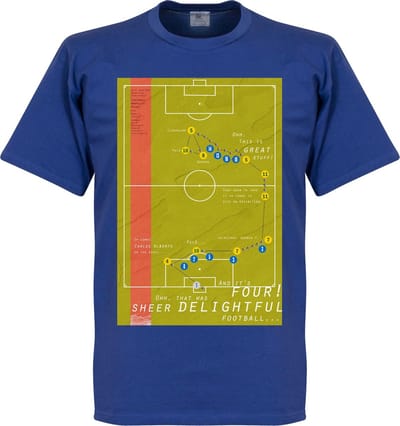 Pennarello Carlos Alberto 1970 Classic Goal T-Shirt - S
