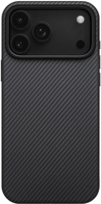 Pitaka UltraGuard Hoesje iPhone 17 Pro – Compatibel met MagSafe – MIL-STD-810H Valtest Gecertificeerd – Gemaakt van Aramid-vezel en TPU - Zwart