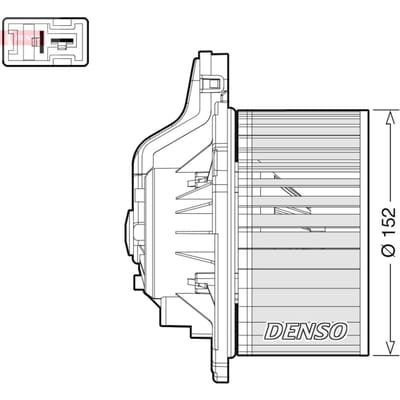 Interieurventilator DENSO DEA41015