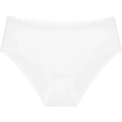 Triumph Feel Of Cotton Midi slip 10224959-0003 WHITE-36