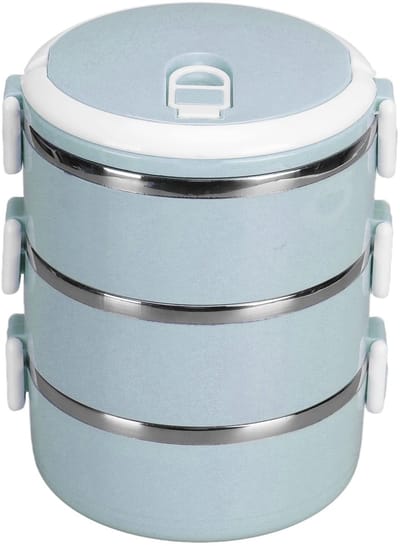 SnelShoppen - Thermos voor Warm Voedsel, Lunchdoos, Voedselcontainer, Roestvrijstalen Thermische Lunchdoos met Veiligheidssluitingen en Siliconen Seal