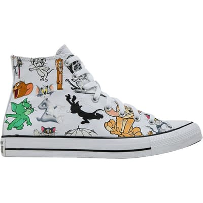 Tom & Jerry x Converse Chuck Taylor All Star High 'All-Over Print' 37.5 white