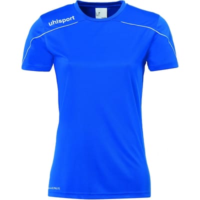 Uhlsport Stream 22 Shirt Korte Mouw Dames - Royal / Wit | Maat: M