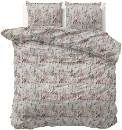 Sleeptime Dekbedovertrek Serta - Tweepersoons - 200x220 cm - Inclusief 2 Kussenslopen 60x70 cm - Grijs