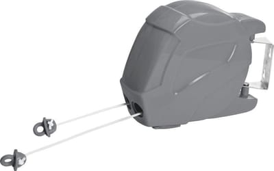 Drooglijn | Argos Home Set van 2 x15 m intrekbare waslijnen  | wasdraad 30M