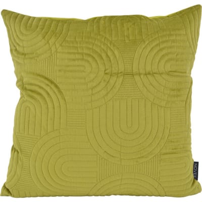NOVÉE Abstract velvet pistache | 45 x 45 cm | kussenhoes | velvet/polyester
