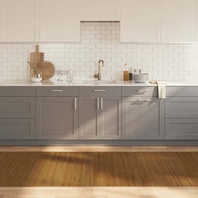 vidaXL - Vloerkleed - rechthoekig - 100x300 - cm - bamboe - bruin