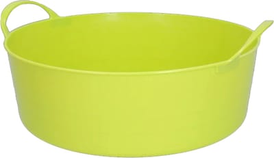 Vplast Emmer V-Trug - Flexibele emmer - UV bestendig - Kunststof - 6 Liter - Limoen