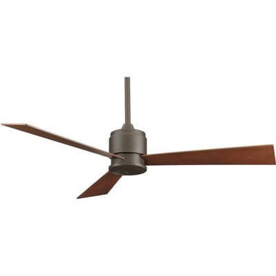 Fanimation Zonix SN Plafondventilator 70 W (Ø x h) 132 cm x 393 mm Nikkel (gesatineerd) Met wandschakelaar