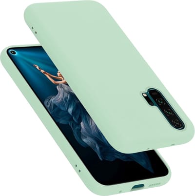Cadorabo Hoesje geschikt voor Honor 20 PRO in LIQUID LICHT GROEN - Beschermhoes gemaakt van flexibel TPU silicone Case Cover