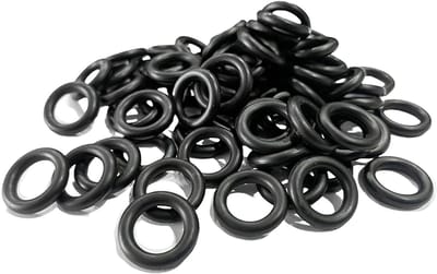 Allecto - Nitril Rubber O-ringen - Afdichtingsringen - Duurzaam en slijtvast - Zwart - Rubber Washers - Voorkom lekken - Geschikt voor sanitair en ...