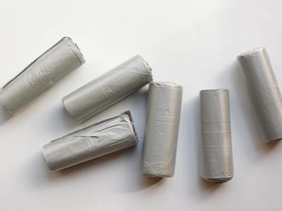 Vuilniszakken 20 liter - 120 afvalzakken (6 x 20) - Zwart - 45 x 60cm Pedaalemmerzakken
