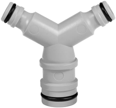 IDÉAL™ Reductie-T-Stuk 1" - UNI FIT™ Slangverdeler - Driewegkoppeling voor Tuinslang - Max. 6 bar - PP