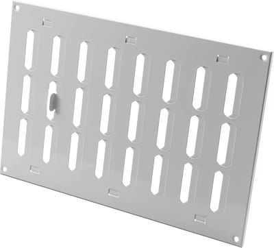Metalen Ventilatierooster 300 x 200 mm met Afsluitbare Lamellen - Ideaal voor Ventilatie in Vochtige Ruimtes
