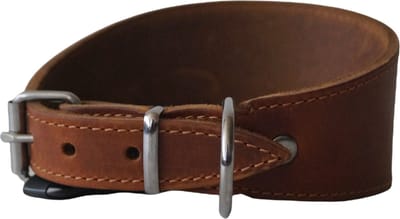 Jack And Vanilla - Halsbanden - Vetleder Windhondhalsband - Cognac - 48cm 45/4503 - 175614