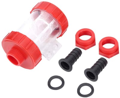 Dailygoody - In-line Mesh Filter - Waterpomp Filter - Irrigatie Accessoire - 1 inch - Voor Hoge Doorstroming - Tuin Irrigatie