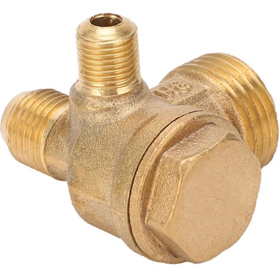 Terugslagklep Luchtcompressor 3-weg Niet-retour Mannelijk Draad Accessoires 1 2x14x10 Messing