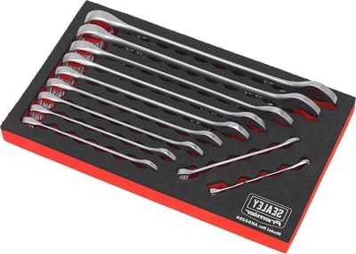 Sealey Premier AK63254 refrigerated stamped combination Spanner Imperial Set 11 pieces in EVA tray