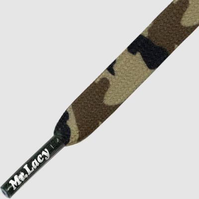 Mr. Lacy  - Schoenveters - Veters - Sneakerveters - Smallies - Plat - Printies - Camouflage - Lengte 90 cm