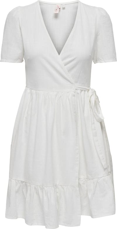 ONLY ONLLIVA SS WRAP DRESS WVN Dames Jurk - Maat L