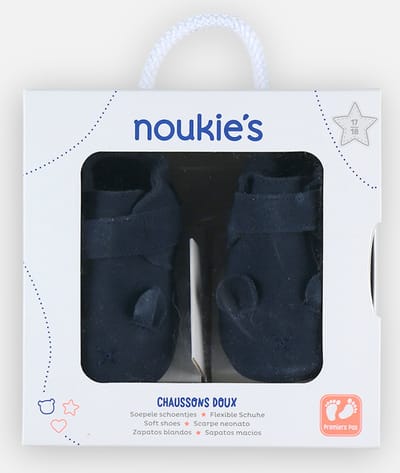 Noukie's - Soepele schoentjes - marine - suede - 21-22