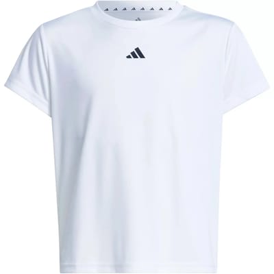 Adidas Train Essentials Regular Fit Logo T-shirt Met Korte Mouwen Wit 7-8 Years Kinderen