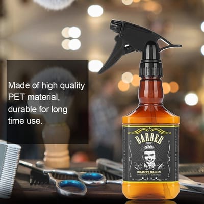 300ML Navulbare Kappers Waterspuit Barber Vintage Sprayfles Haartool Bruin gray