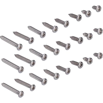 200 Pièces Vis à Tête Cylindrique M3 Acier Inoxydable 304 Vis Autotaraudeuses Cruciformes Kit d'Assortiment Boulons