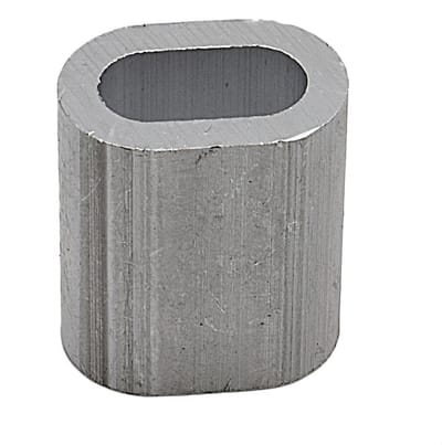 UN - Aluminium Klemhuls - 10mm - Geschikt voor Staalkabels