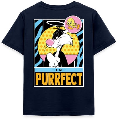 Looney Tunes Sylvester I'm Purrfect Grappig Design T-Shirt Kinderen