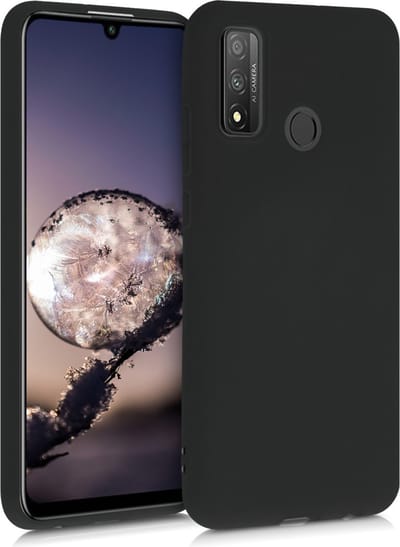 kwmobile telefoonhoesje geschikt voor Huawei P Smart (2020) - Hoesje voor smartphone - Back cover in mat zwart